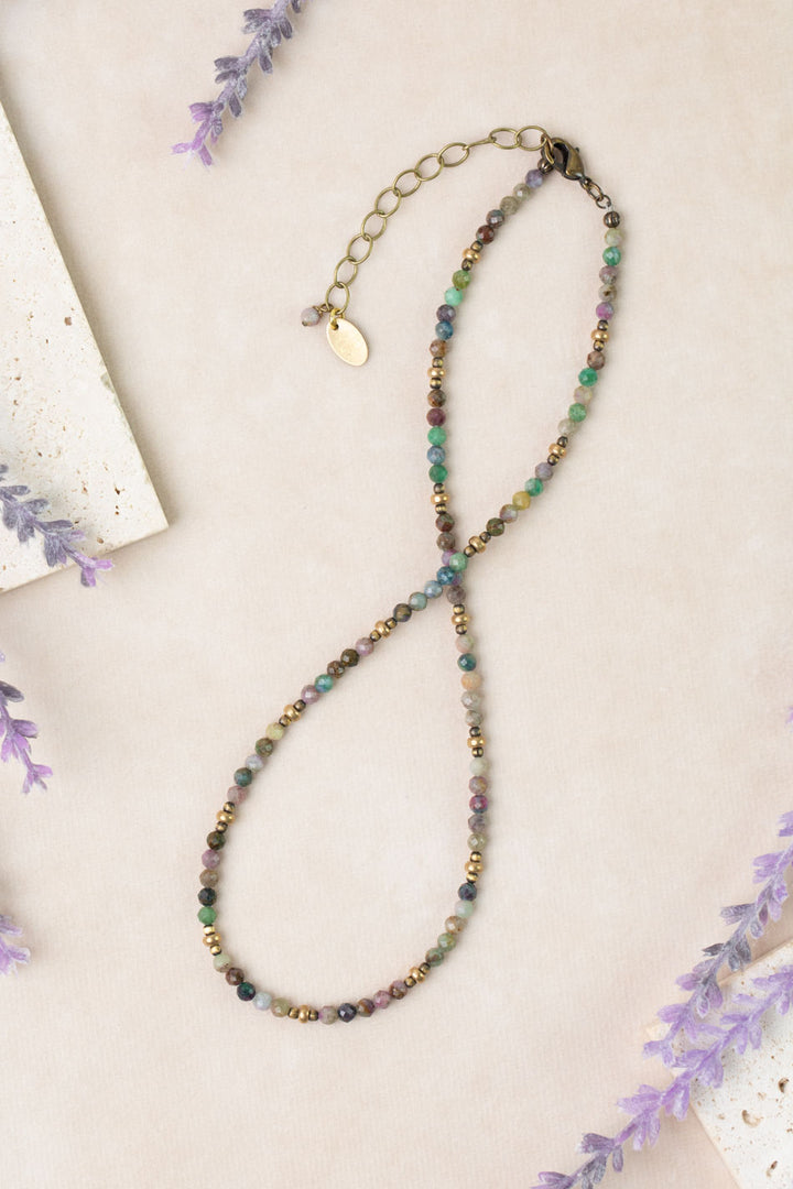 Apatheia 15.5-17.5" Fancy Jasper Simple Necklace