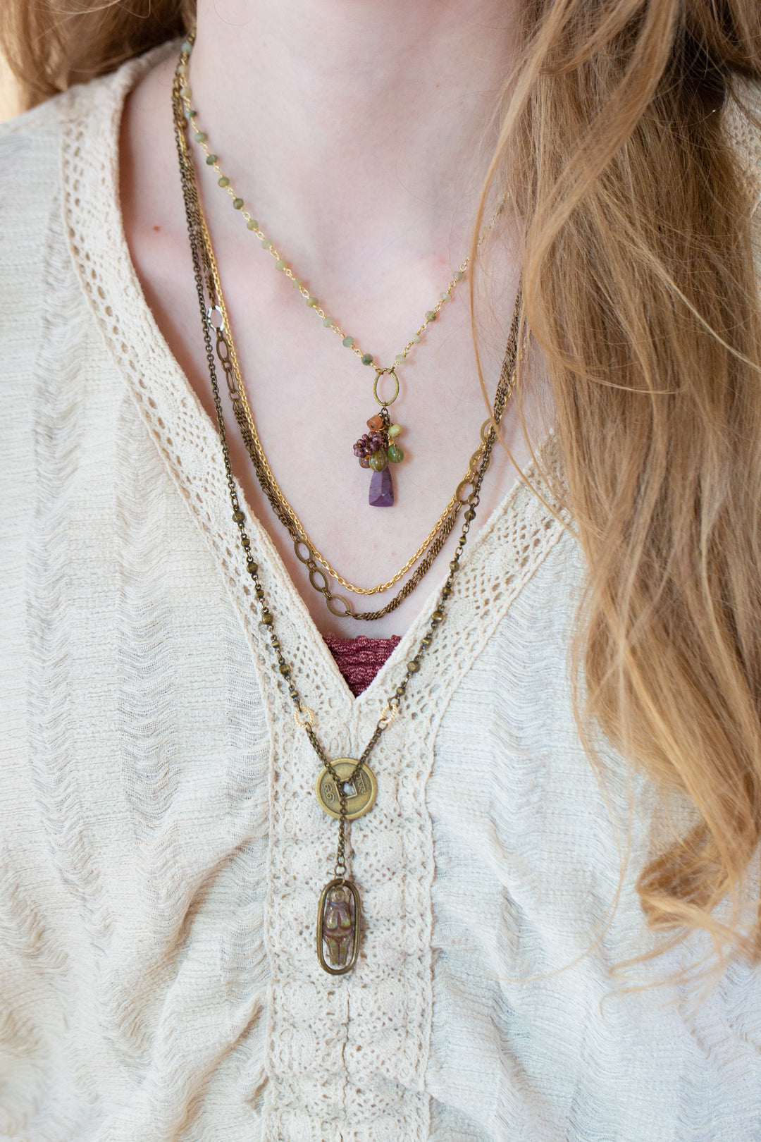 Apatheia 23-25" Multistrand Necklace
