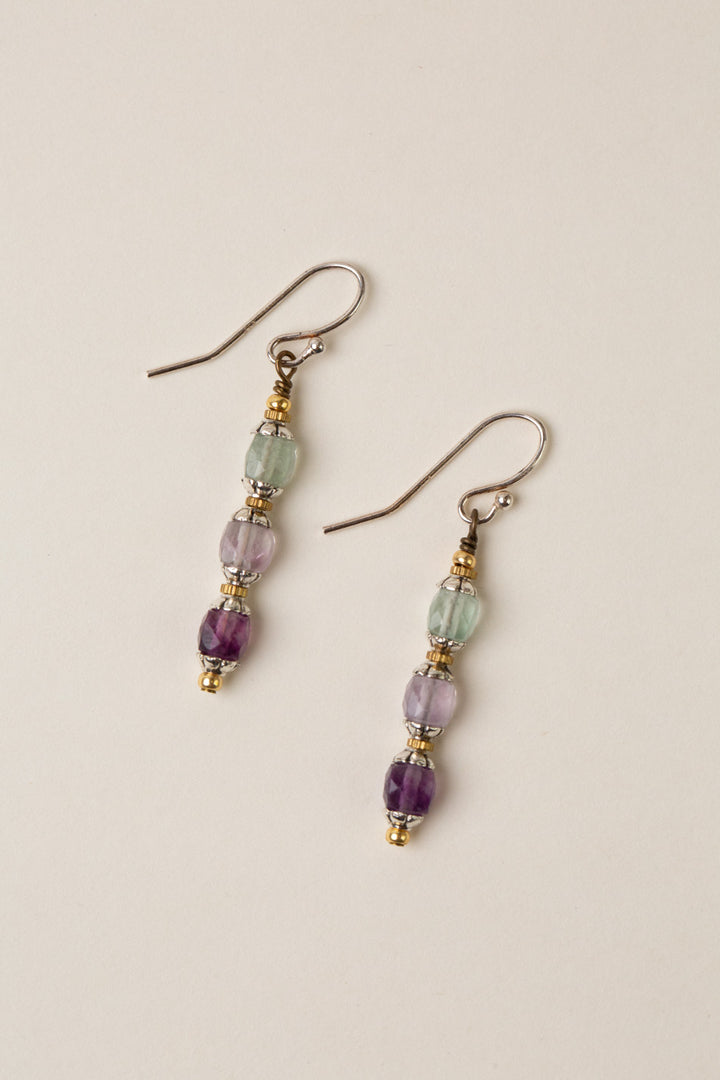 Aspire Flourite Simple Earrings