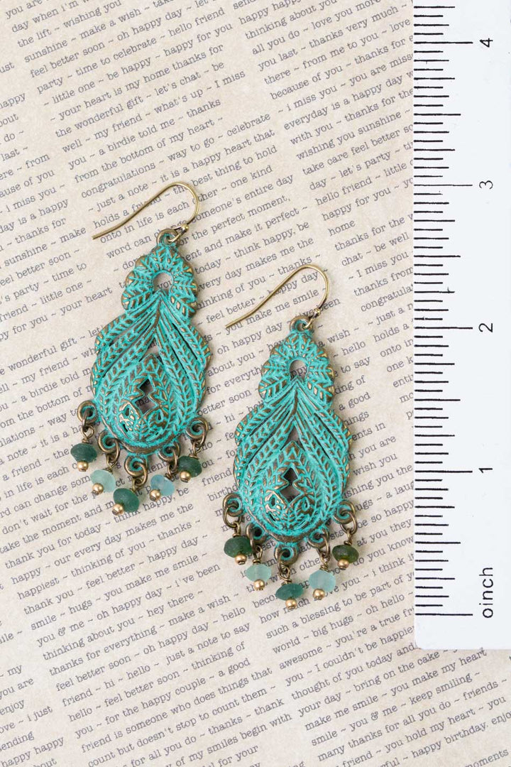 Atlas Roman Glass Statement Earrings
