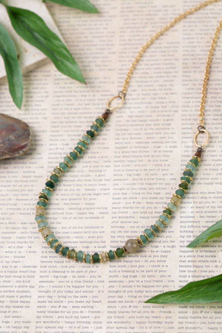 Atlas 19-21" Roman Glass Simple Necklace