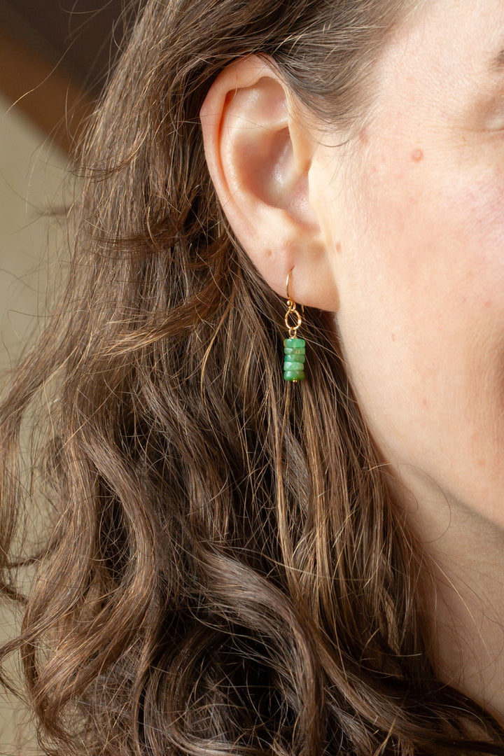 Bellini Chrysoprase Simple Earrings