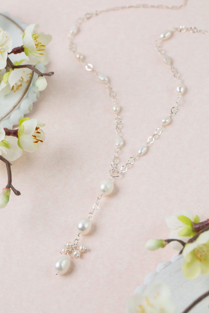 Bold Heart 22.5-24.5" Freshwater Pearl Statement Necklace