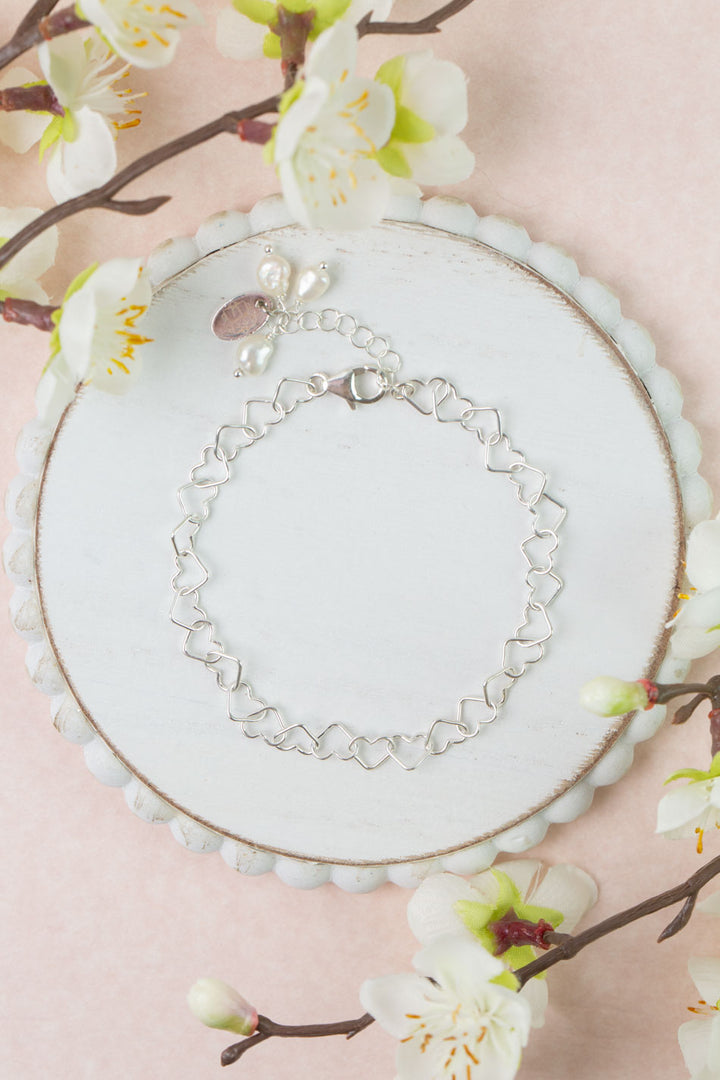 Bold Heart 7.5-8.5" Simple Bracelet