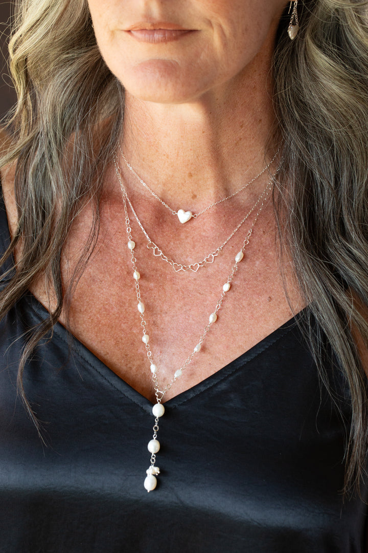 Bold Heart 16.5-18.5" Simple Necklace