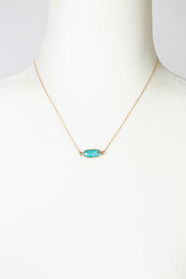Caribbean 16-18" Turquoise Simple Necklace