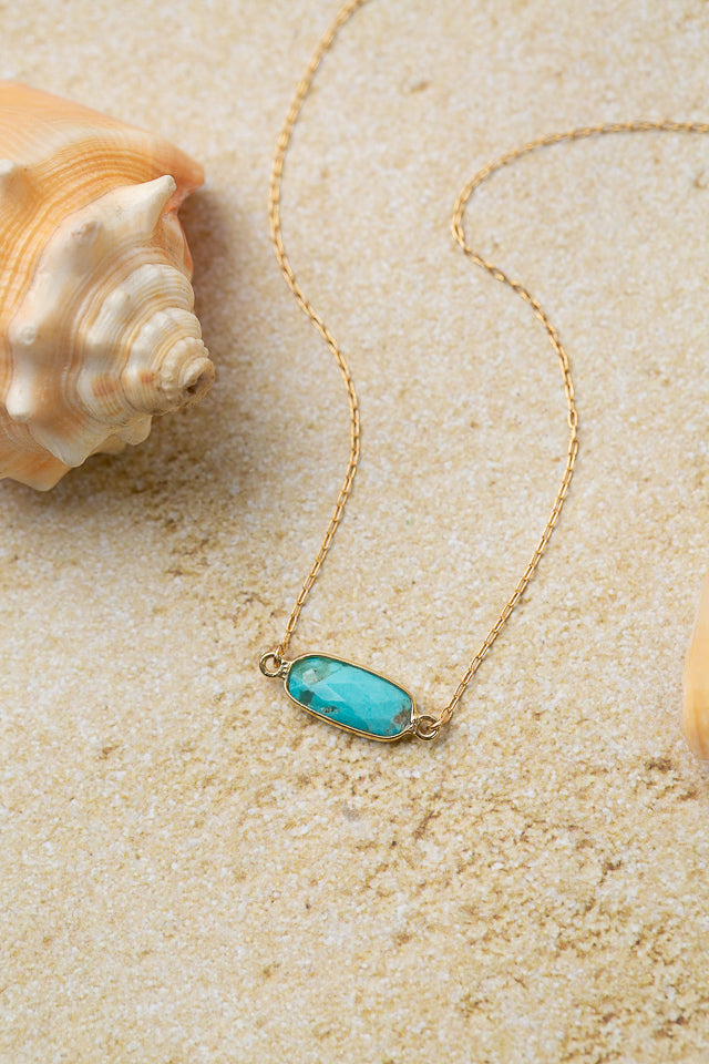 Caribbean 16-18" Turquoise Simple Necklace