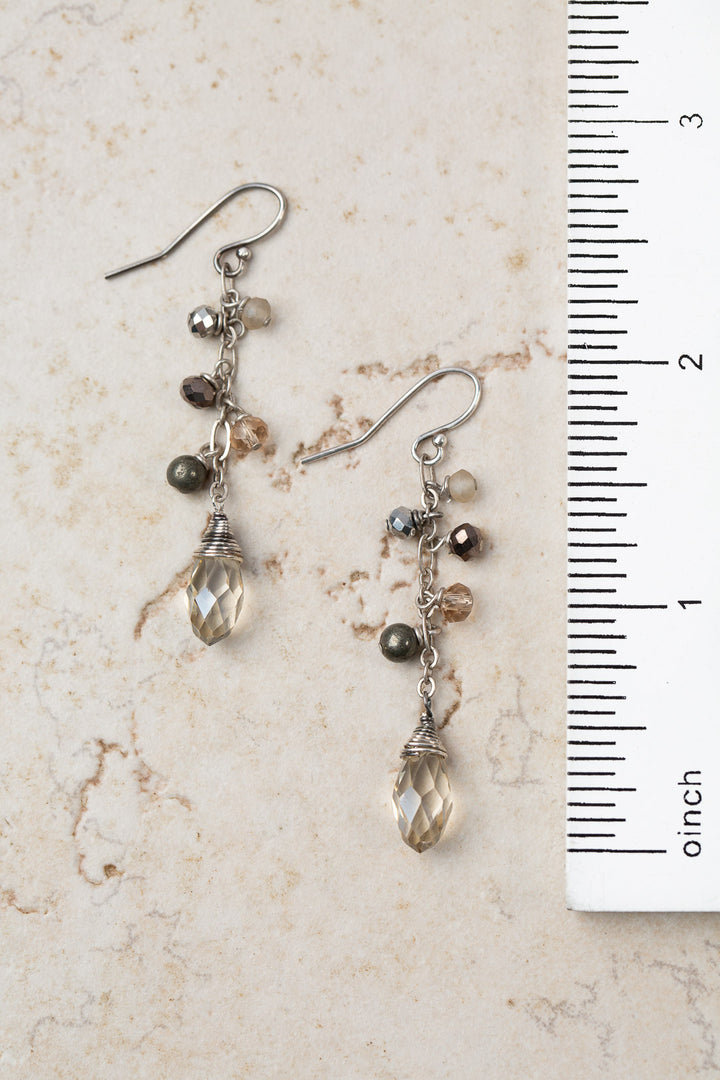 Windsor Cottage Dangle Cluster Earrings