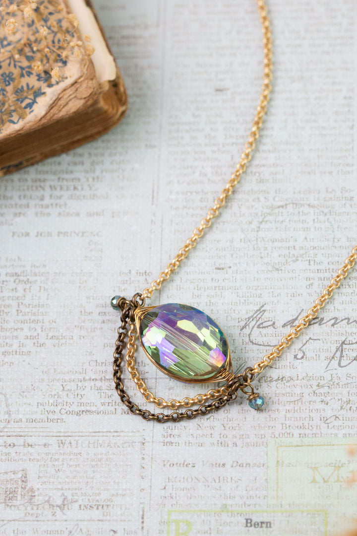 Crisp Autumn 15-17" Crystal Statement Necklace