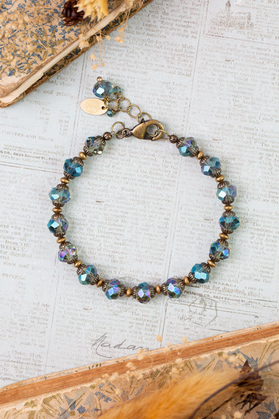 Crisp Autumn 7.5-8.5" Crystal Simple Bracelet