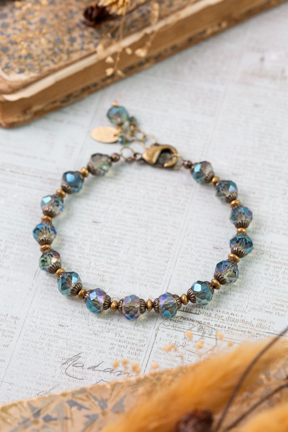 Crisp Autumn 7.5-8.5" Crystal Simple Bracelet