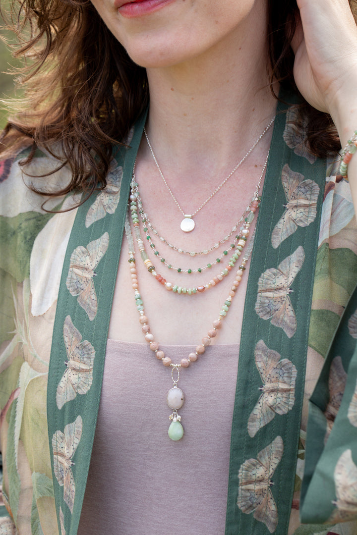 Calming Fleurs 16.5-18.5" Simple Necklace