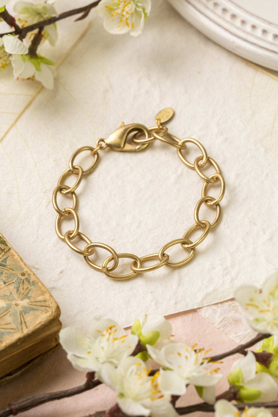 Contentment 8.5" Green Aventurine, Pearl, Prehnite Simple Bracelet
