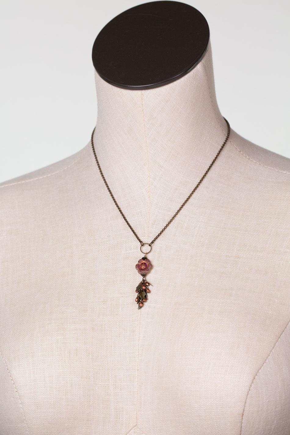 Czech Glass 16-18" Simple Necklace