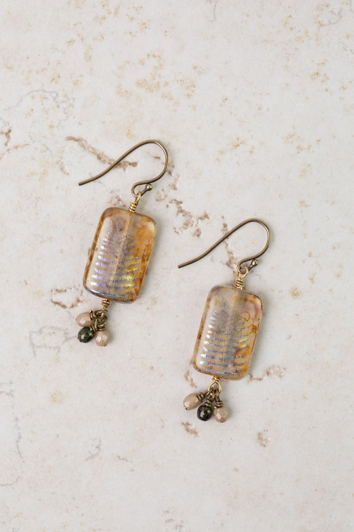 Czech Glass Dangle Earrings