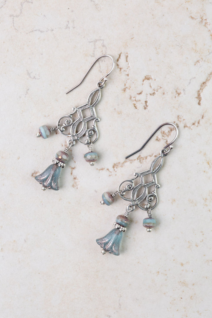 Czech Glass Statement Earrings