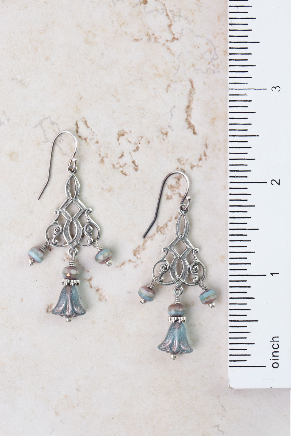 Czech Glass Statement Earrings