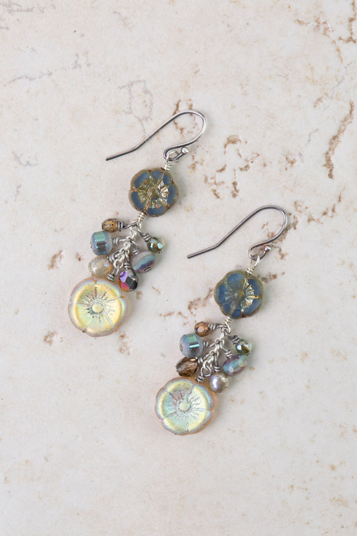 Czech Glass Dangle Earrings
