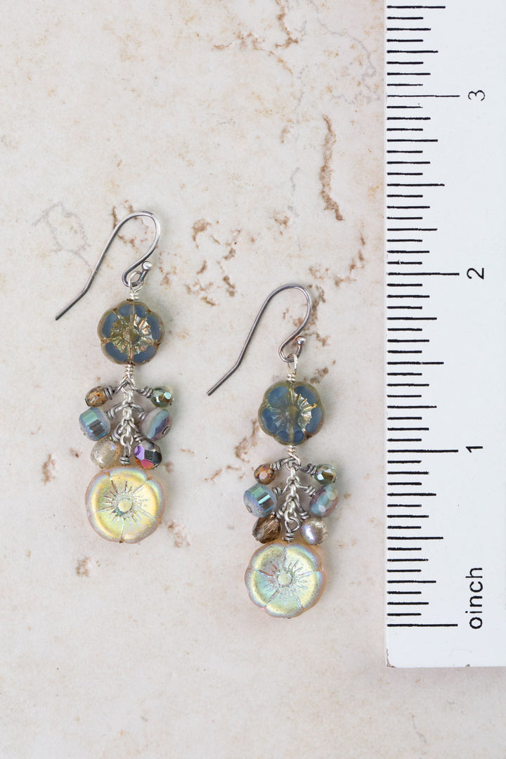 Czech Glass Dangle Earrings