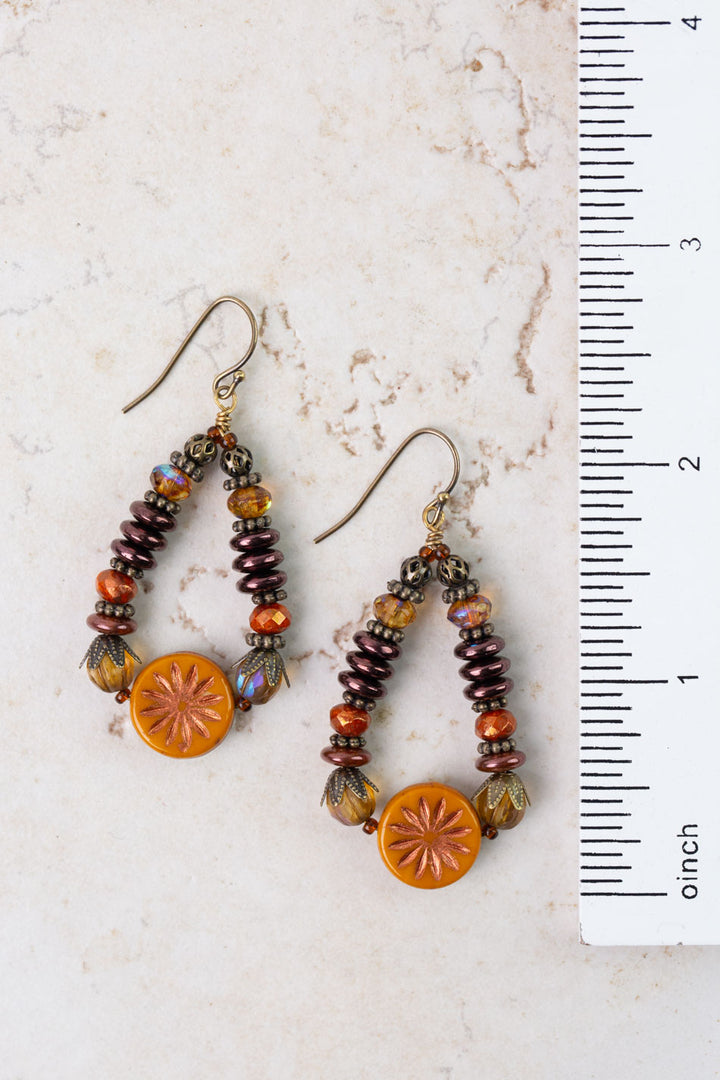 Czech Glass Statement Earrings