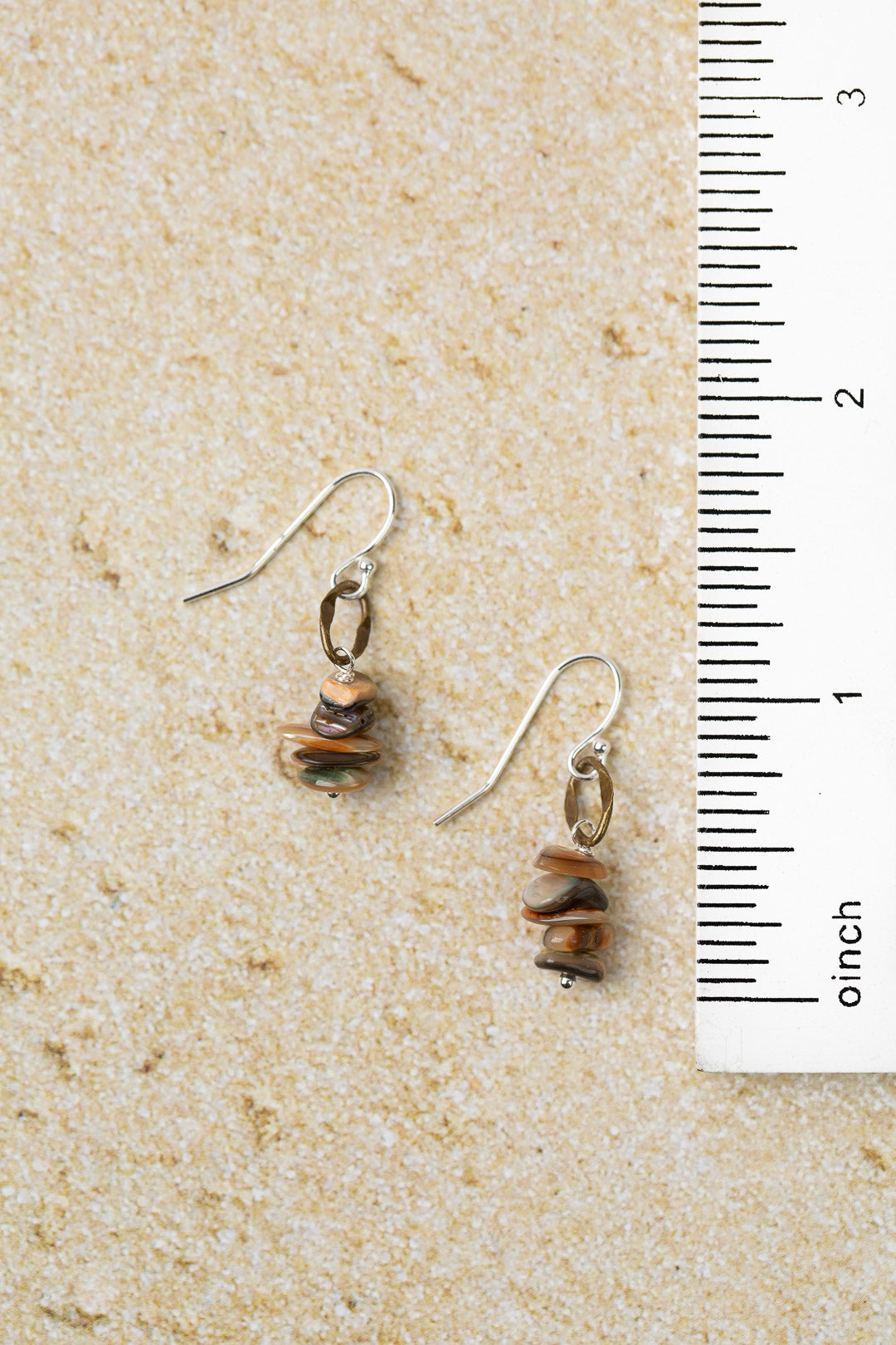 Dunes Abalone Dangle Earrings