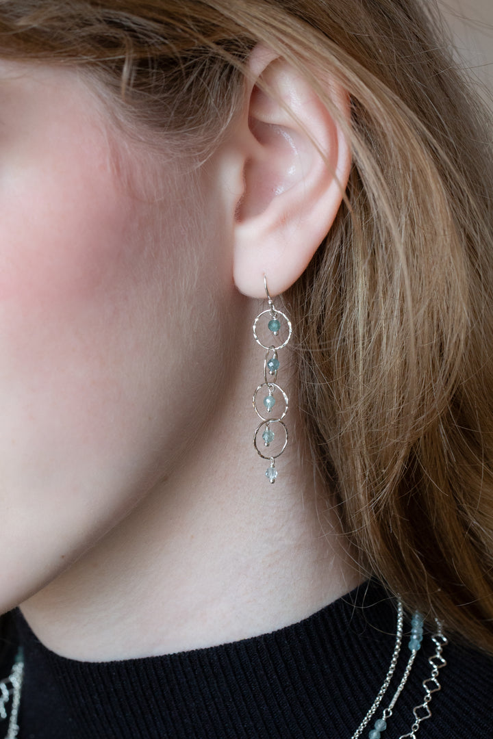 Dewdrop Apatite Dangle Earrings
