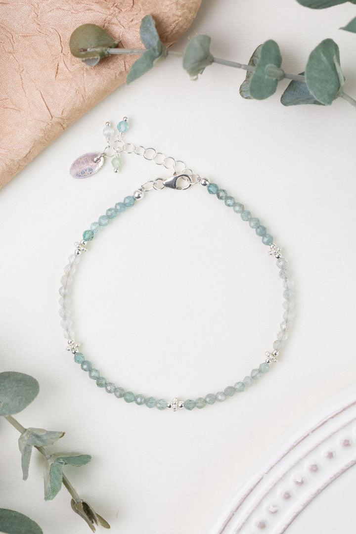 Dewdrop 7.5-8.5" Apatite Simple Bracelet