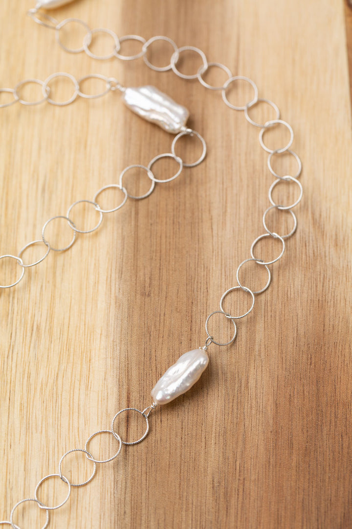 Embrace 28.5-30.5" Freshwater Pearl Simple Necklace