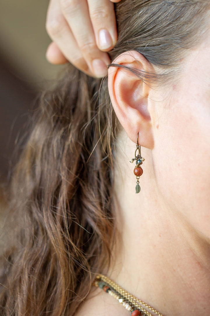 Enlighten Herringbone Earrings