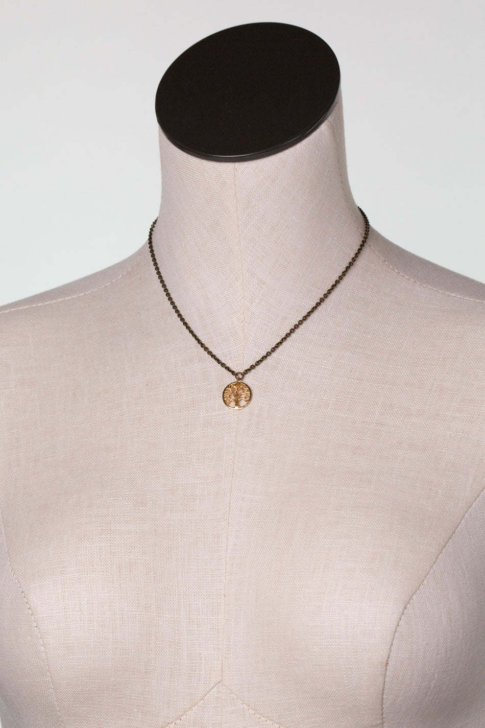 Earthen 16-18" Small Tree Pendant Simple Necklace