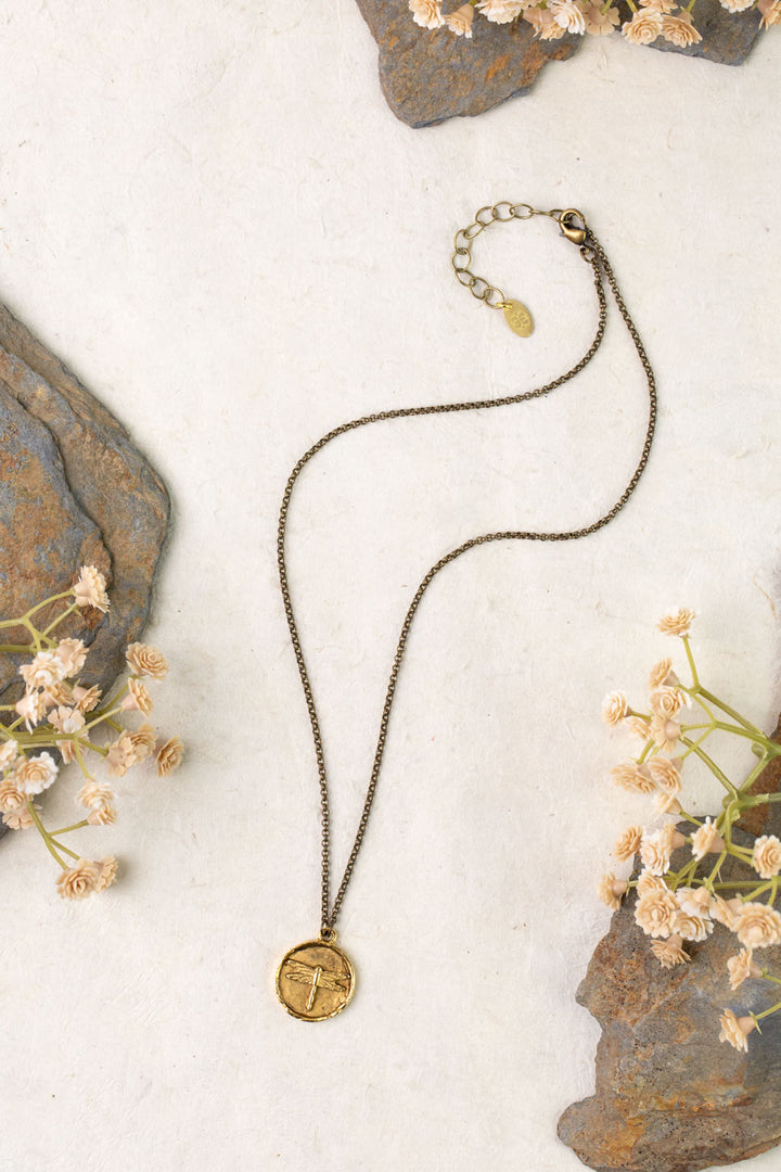 Enlighten 16-18" Dragon Fly Simple Necklace