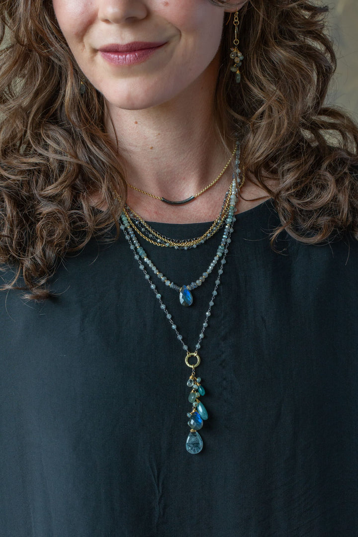 Equinox 15.5-17.5" Minimalist Bar Simple Necklace