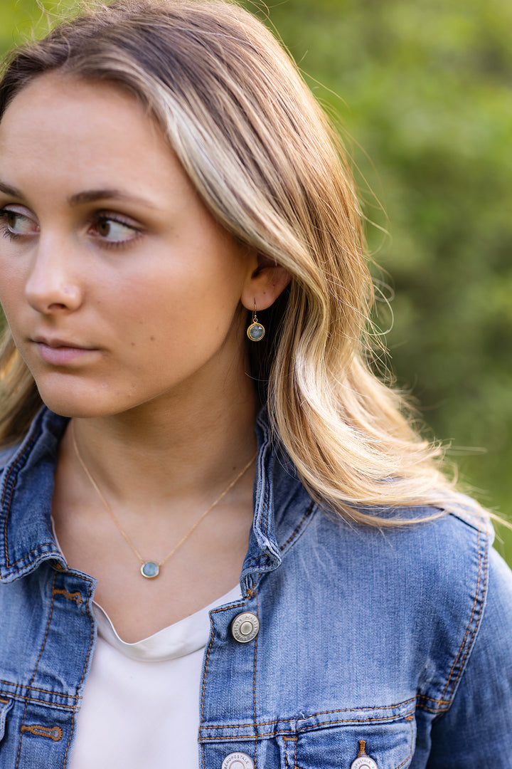 Favorites 16.5-18.5" Aquamarine Focal Necklace