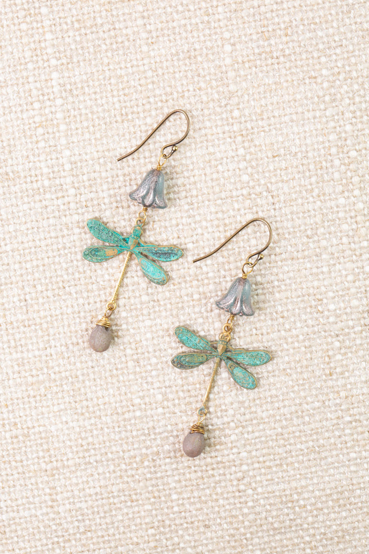 Folklore Czech Glass Statement Earrings