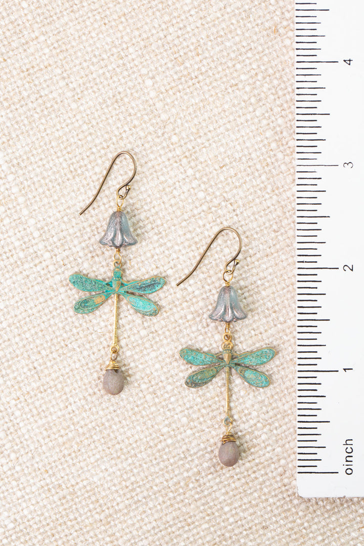 Folklore Czech Glass Statement Earrings