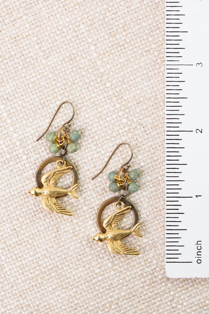 Folklore Czech Glass Statement Earrings