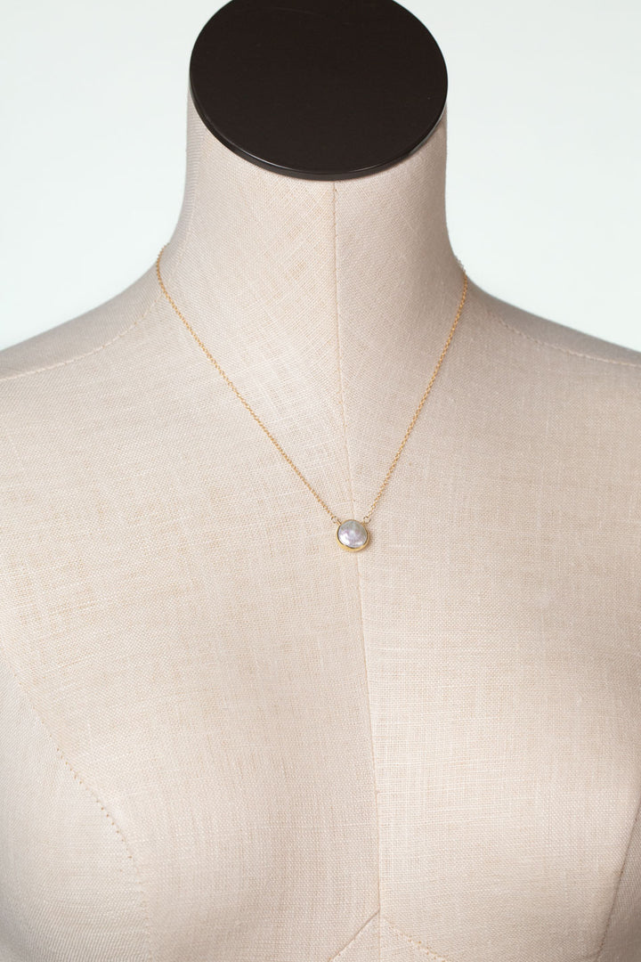 Favorites 16.5-18.5" Coin Pearl Focal Necklace