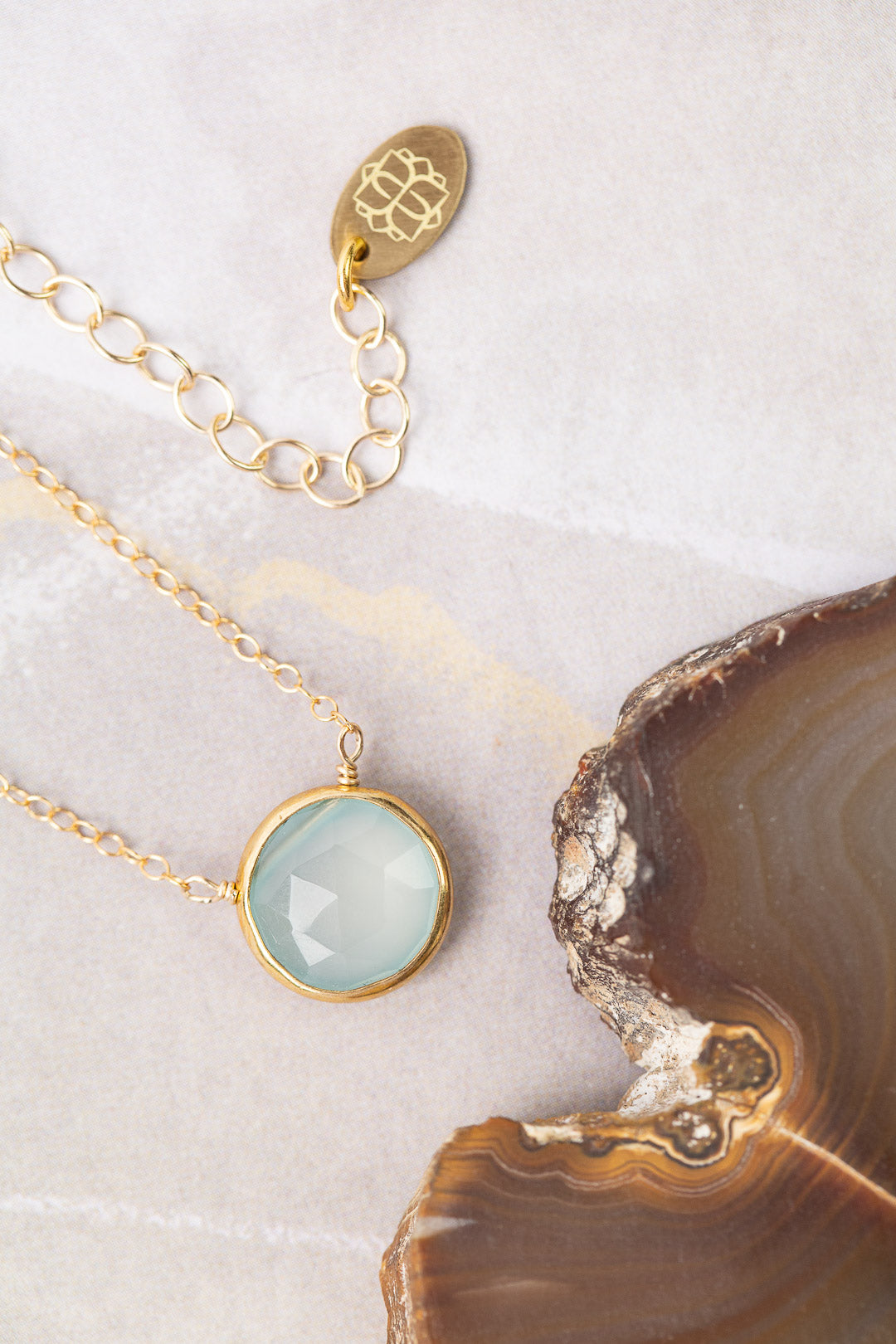 Favorites 16-18" Chalcedony Simple Necklace