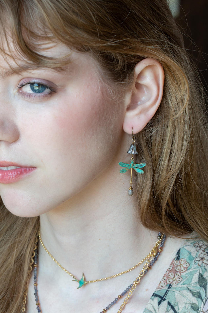 Folklore Czech Glass Statement Earrings
