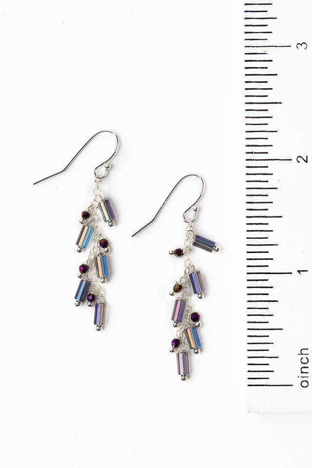 Horizon Crystal Dangle Earrings