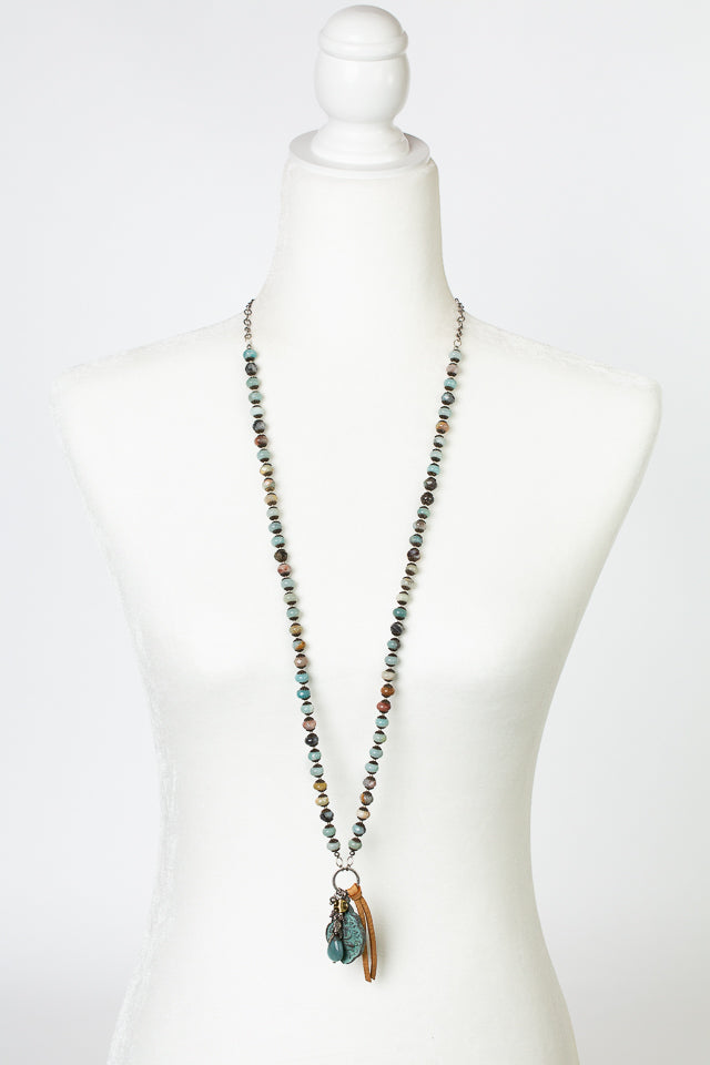 Integrity 38-40" Amazonite Statement Necklace