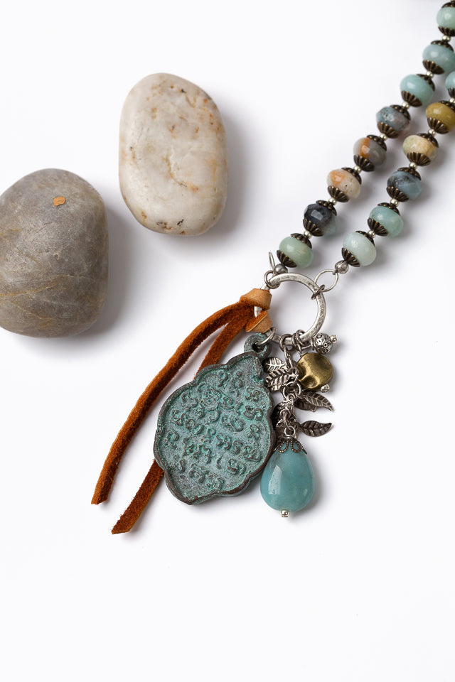 Integrity 38-40" Amazonite Statement Necklace