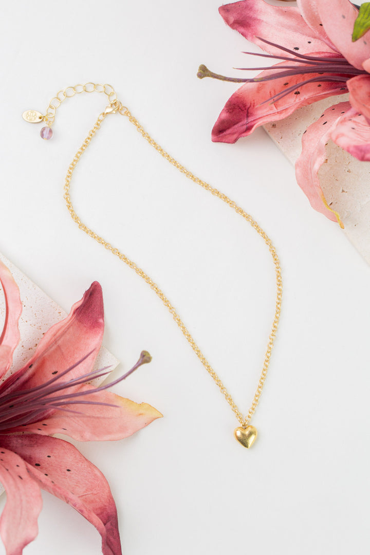 Joy 15-17" Heart Pendant Simple Necklace