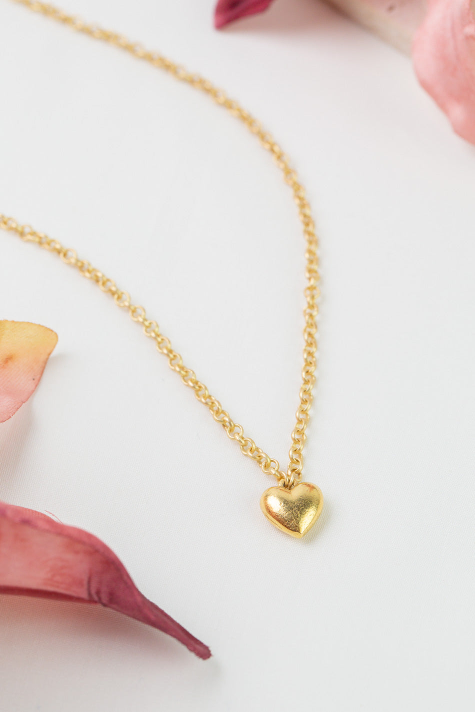 Joy 15-17" Heart Pendant Simple Necklace