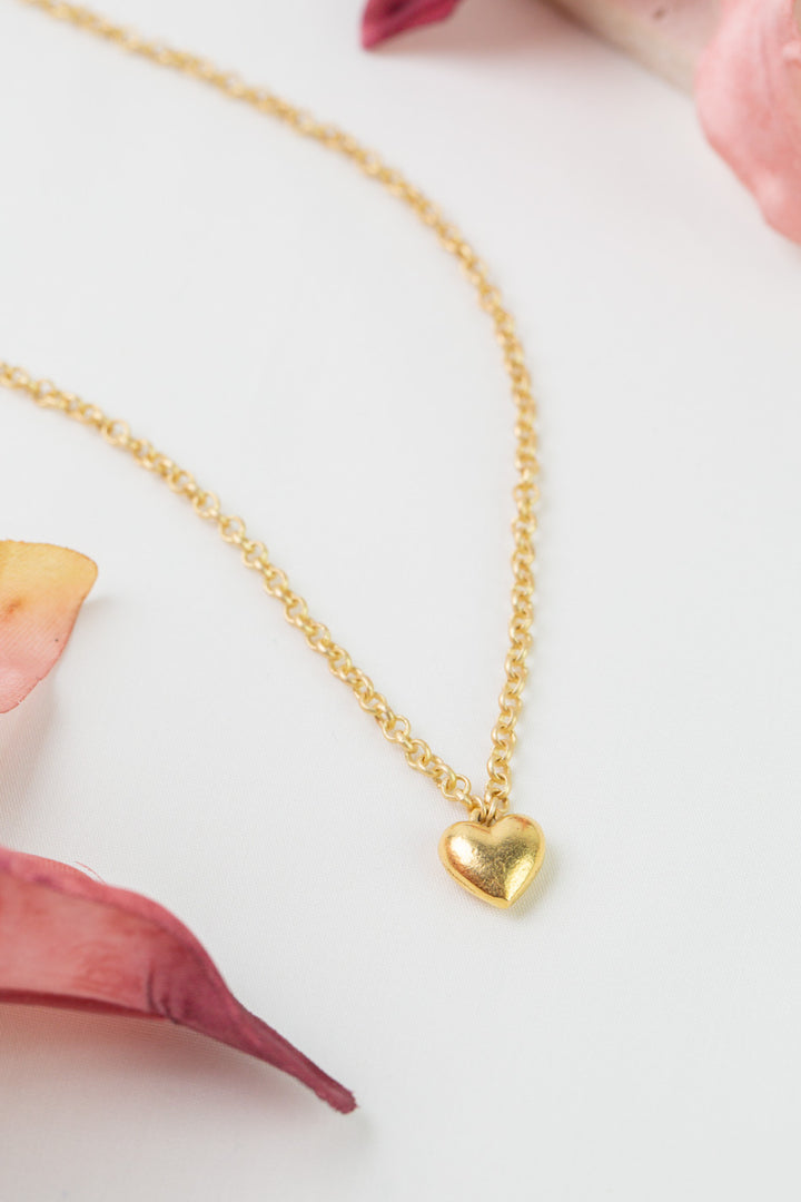 Joy 15-17" Heart Pendant Simple Necklace