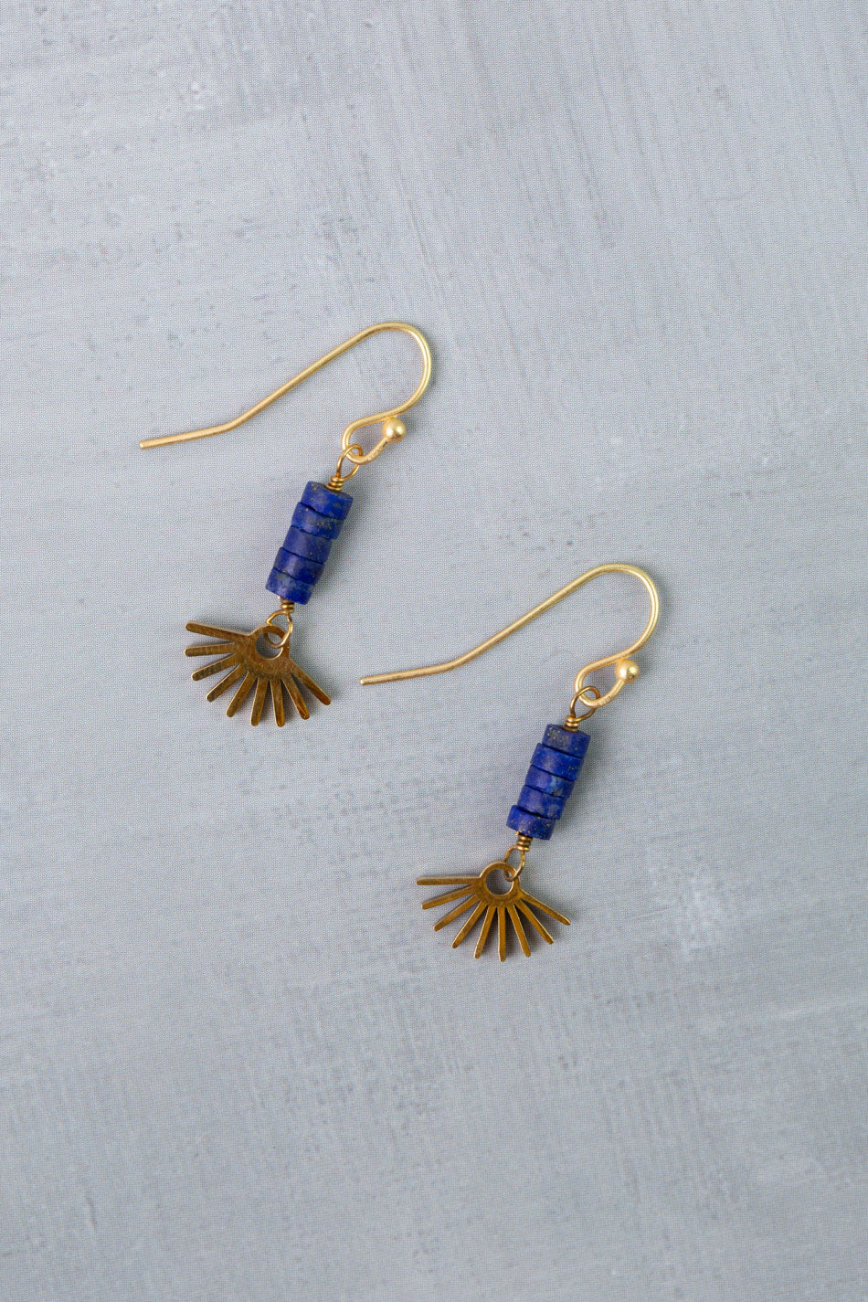Love One Another Lapis Statement Earrings