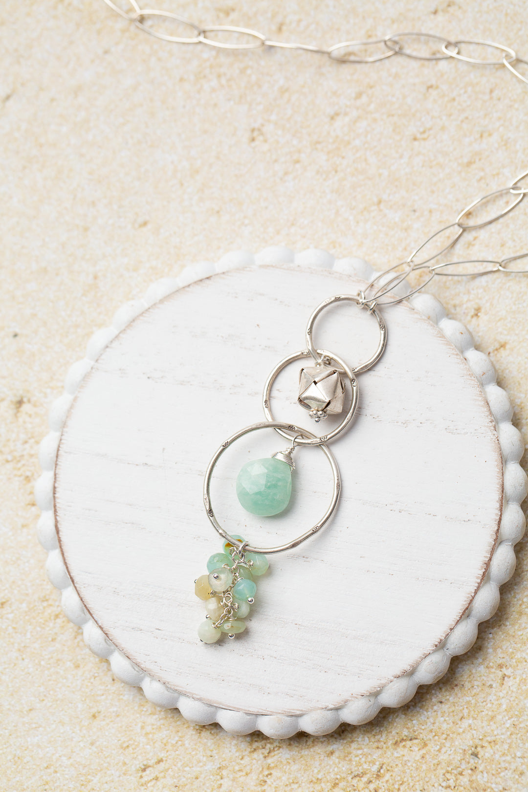 Limited Edition 27-29" Peruvian Opal Tassel Necklace