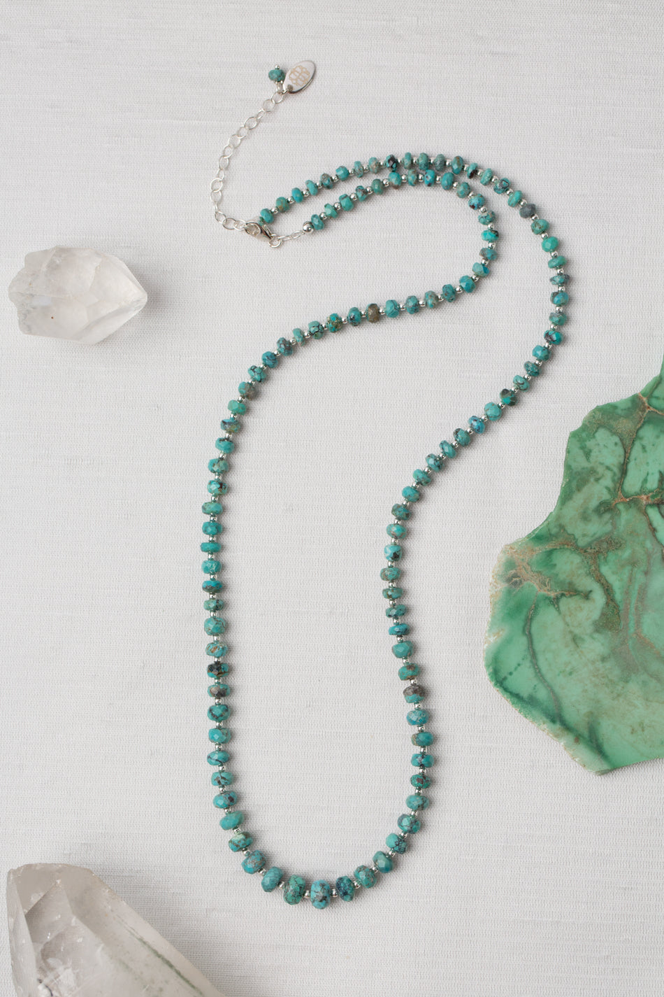 Limited 22-24" Natural Turquoise Simple Necklace