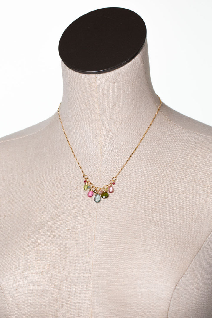 Limited Edition 16-18" Mixed Gemstones Simple