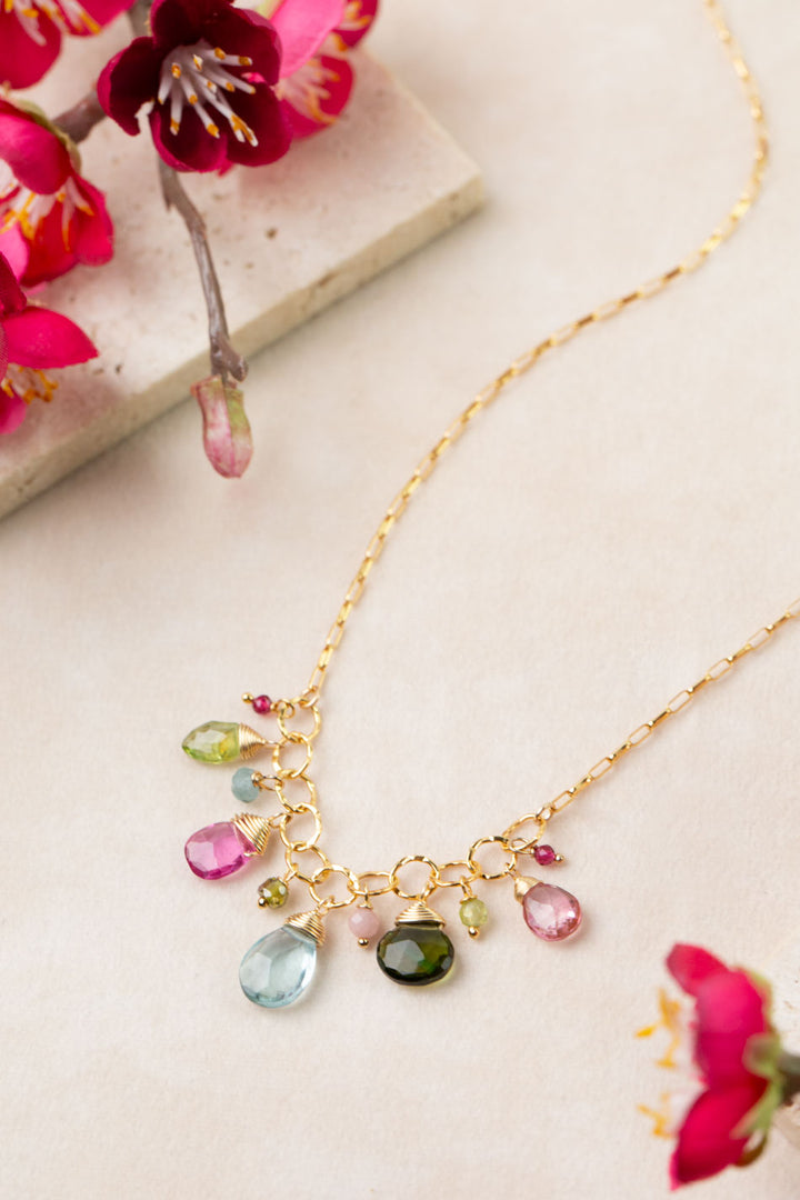 Limited Edition 16-18" Mixed Gemstones Simple